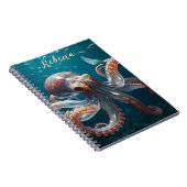 ガラスのようなタコが深い海に ノートブック (右側)