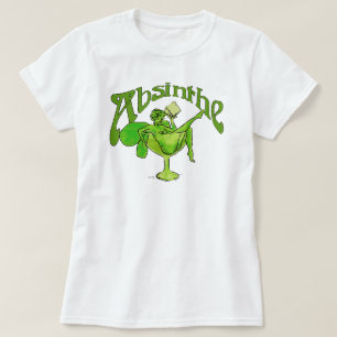 ガラスのアブサンの女の子 Tシャツ