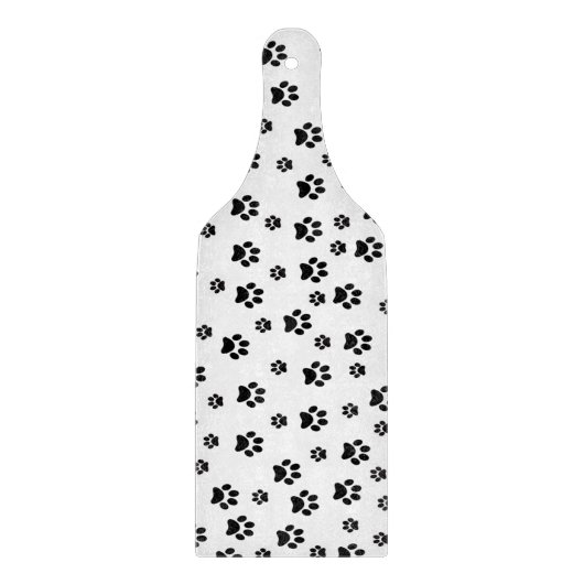 ガラスのカッティングボード猫の犬の足 カッティングボード (正面)