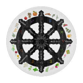 ガラスのカッティングボード12インチのホイール カッティングボード