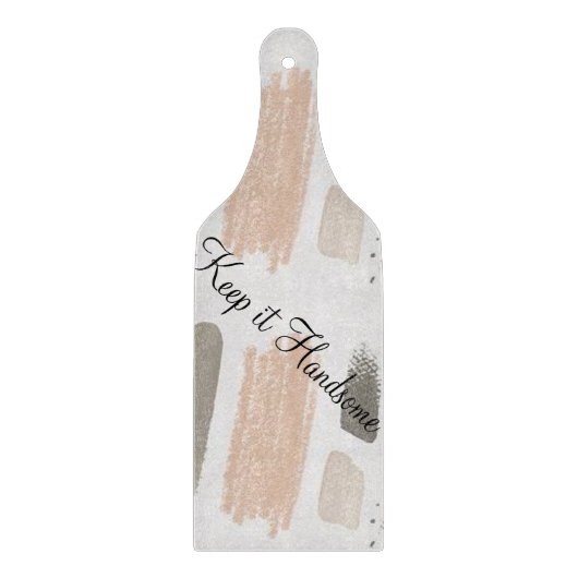 ガラスのカッティングボー保ドイハンサム カッティングボード (正面)