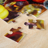 ガラスのカラフルビー玉デザイン ジグソーパズル (側面)