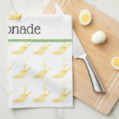 ガラスのキッチンタオルに入れたレモネード キッチンタオル (四つ折り)