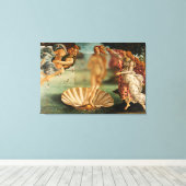 ガラスのキャンバスおもしろいでビーナスのリメイクの誕生 キャンバスプリント (インサイチュ (ウッドフロア))