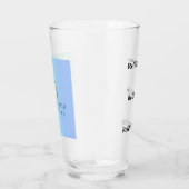 ガラスのコップの詰め替警告え タンブラーグラス (右)