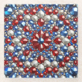 ガラスのコースターとオランダの色 ガラスコースター (正面)