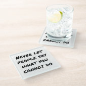 ガラスのコースターなんて言わせない ガラスコースター (アングル)