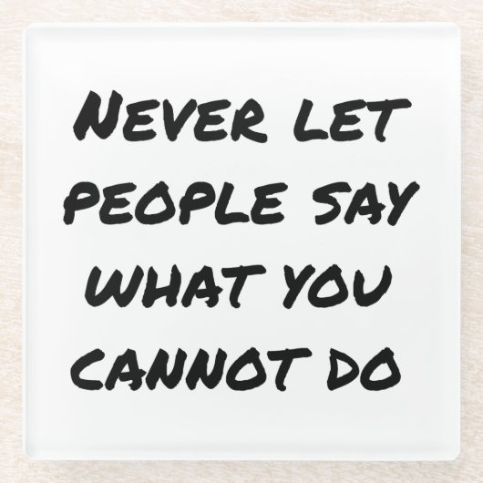 ガラスのコースターなんて言わせない ガラスコースター (正面)