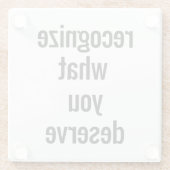 ガラスのコースターに値するもの ガラスコースター (裏面)