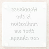 ガラスのコースターを交換できる ガラスコースター (裏面)