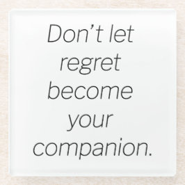 ガラスのコースターを後悔する ガラスコースター