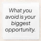 ガラスのコースターを避けるもの ガラスコースター (正面)