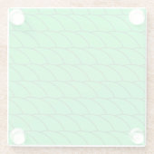 ガラスのコースター – はかりで測ドラゴン ガラスコースター (裏面)