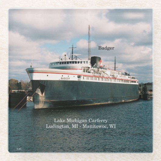 ガラスのコースター ガラスコースター (正面)