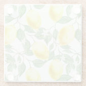 ガラスのコースター・レモン ガラスコースター (裏面)