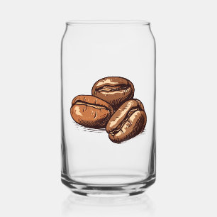 ガラスのコーヒーカップ ガラス缶