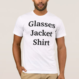 ガラスのジャケットのワイシャツ Tシャツ