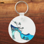 ガラスのスリッパ キーホルダー (正面)