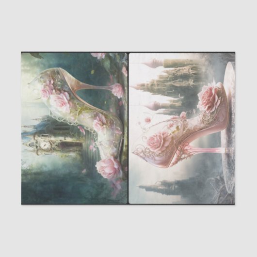 ガラスのスリッパ 薄葉紙 (正面)