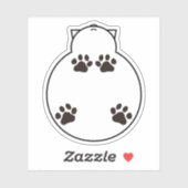 ガラスのテーブルに私を置かないおもしろい シール (シート)