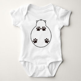 ガラスのテーブルに私を置かない ベビーボディスーツ