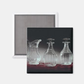 ガラスのデカンターとジャグをカット， c.1840 マグネット (正面/裏面)