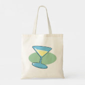 ガラスのトートバッグにマルティーニ飲料を入れる トートバッグ (裏面)