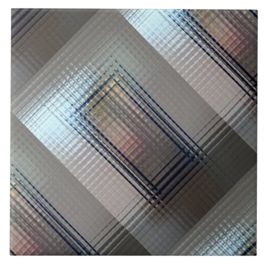 ガラスのドアを通って タイル (正面)