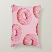 ガラスのドーナツのシームレスな背景 アクセントクッション (裏面(縦))