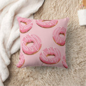 ガラスのドーナツのシームレスな背景 クッション (ブランケット)