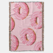 ガラスのドーナツのシームレスな背景 スローブランケット (正面縦)