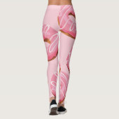 ガラスのドーナツのシームレスな背景 レギンス (裏面)