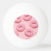 ガラスのドーナツのシームレスな背景 卓球ボール (裏面)