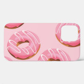 ガラスのドーナツのシームレスな背景 Case-Mate iPhoneケース (裏面 (横))