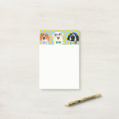 ガラスのノートの猟犬 ポストイット (デスク上)