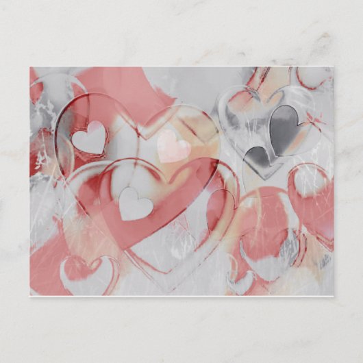 ガラスのハート ポストカード (正面)