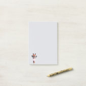 ガラスのバブルガ吹ムを着たキリン ポストイット (デスク上)