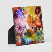 ガラスのパタカラフルーン フォトプラーク (正面)