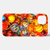 ガラスのビー玉カラフルヴィンテージ懐かしい Case-Mate iPhoneケース (裏面 (横))