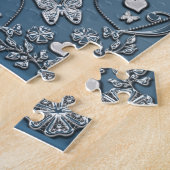 ガラスのフォトフレーム、写真の場合、フォトフレーム ジグソーパズル (側面)