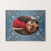 ガラスのフォトフレーム、写真の場合、フォトフレーム ジグソーパズル (横)