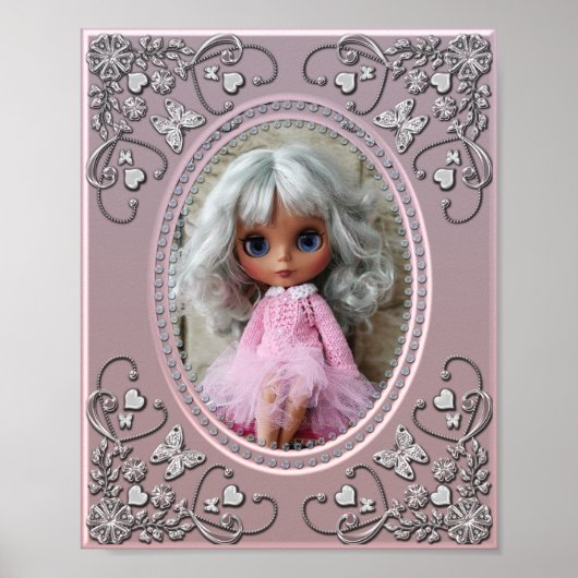 ガラスのフォトフレーム、写真の場合、フォトフレーム ポスター (正面)