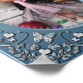 ガラスのフォトフレーム、写真の場合、フォトフレーム ポスター (角)