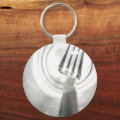ガラスのフォーク キーホルダー (正面)