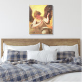 ガラスのフラスコを持つ天使 キャンバスプリント (インサイチュ (寝室))