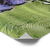 ガラスのブルーボンネット ポスター (角)