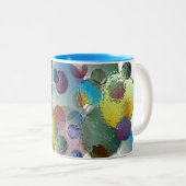 ガラスの下の気泡 ツートーンマグカップ (正面右)