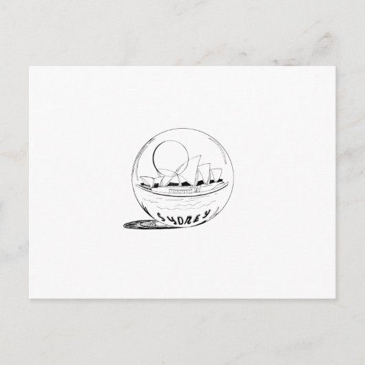 ガラスの世界のシドニー ポストカード (正面)