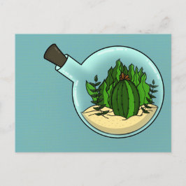 ガラスの中に入る ポストカード