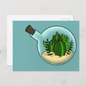 ガラスの中に入る ポストカード (正面/裏面)